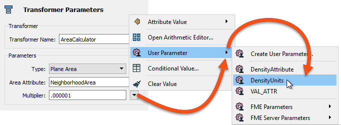 Choosing DensityUnits